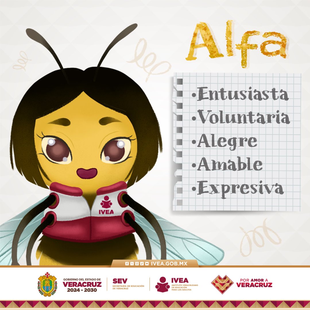 IVEA_VERACRUZ's tweet photo. ¡Tenemos noticias en el #IVEA! Hoy damos la bienvenida a Alfa y Beto, quienes traen ideas frescas, energía y amor por la educación. Su misión: motivar, apoyar y animar. ¡Prepárate para aprender jugando! 🎉 #AlfaYBeto #AprenderEsDivertidoIVEA #PorAmorALaEducación
avc https://t.co/PNjki5qifk