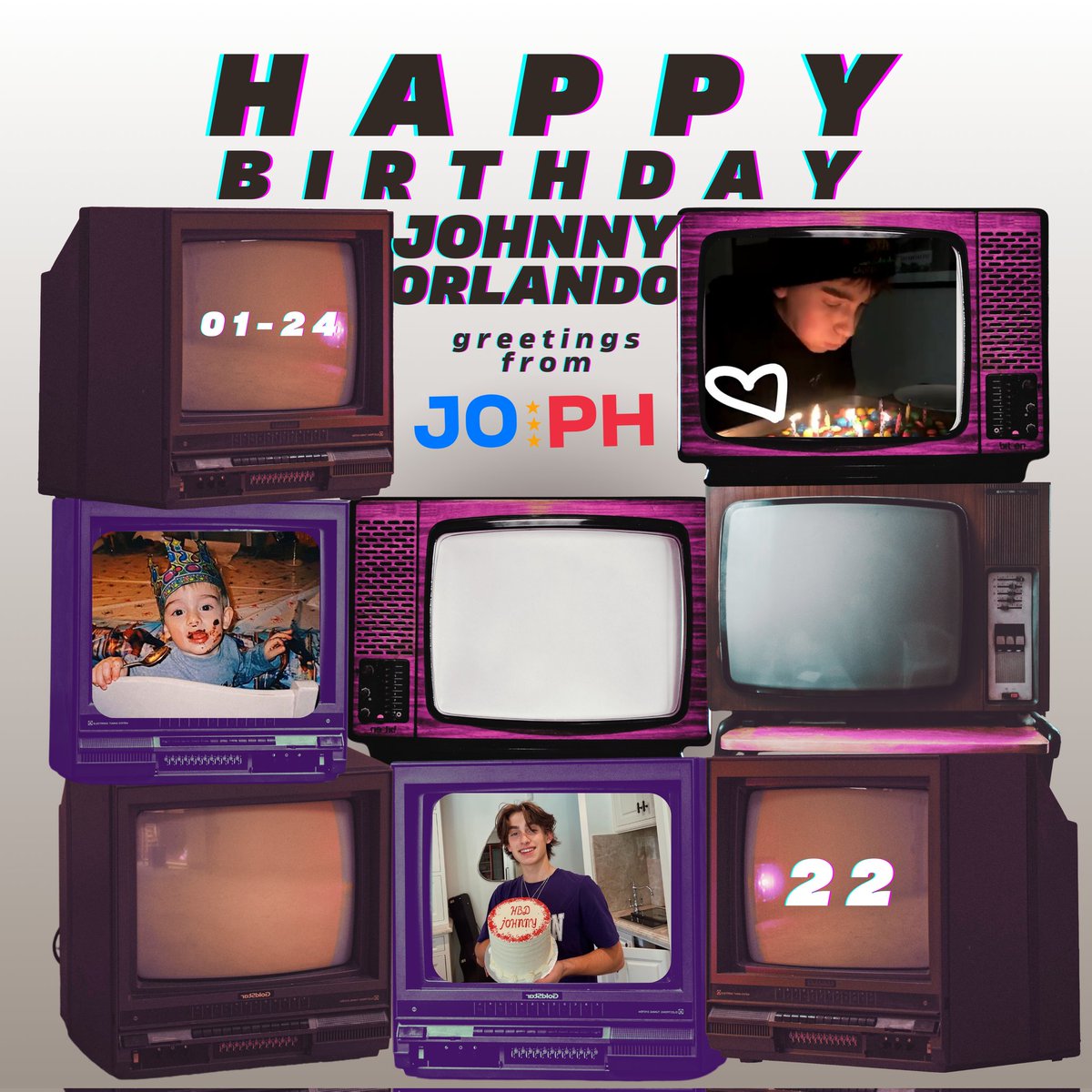 JohnnyOPH's tweet photo. What a blink of eye, and he's now 22!

Happiest birthday to you, @johnnyorlando! Even though we are not very much active right now, we are still here, excited for your upcoming opportunities on your 22nd year of life 🫶🏽

We love yah, John! 2️⃣2️⃣🎉 https://t.co/0AHY7hEiNd