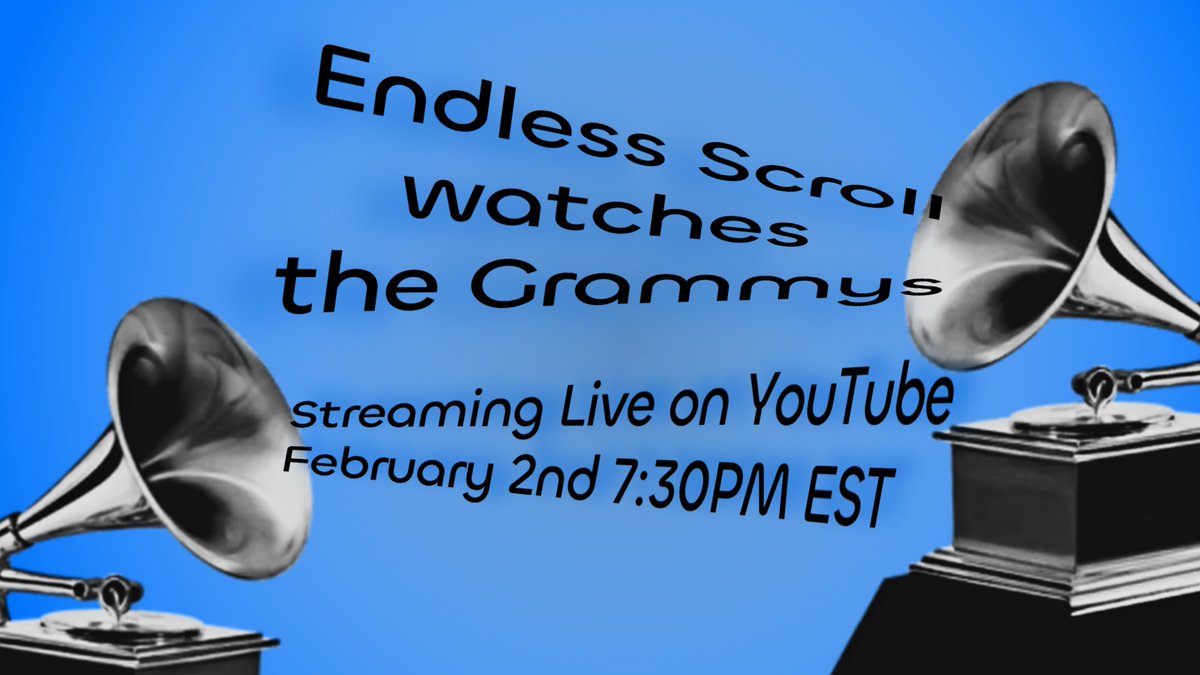 EndlessScroll_'s tweet photo. 🚨 𝓪𝓷𝓷𝓸𝓾𝓬𝓮𝓶𝓮𝓷𝓽 🚨

We're excited to announce that the Endless Scroll crew will be together on Music's Biggest Night and will be streaming live on YouTube. Join us for games, commentary and more on February 2nd at 7:30PM EST

⬇️ Link below ⬇️ https://t.co/vA2aL5I2kN
