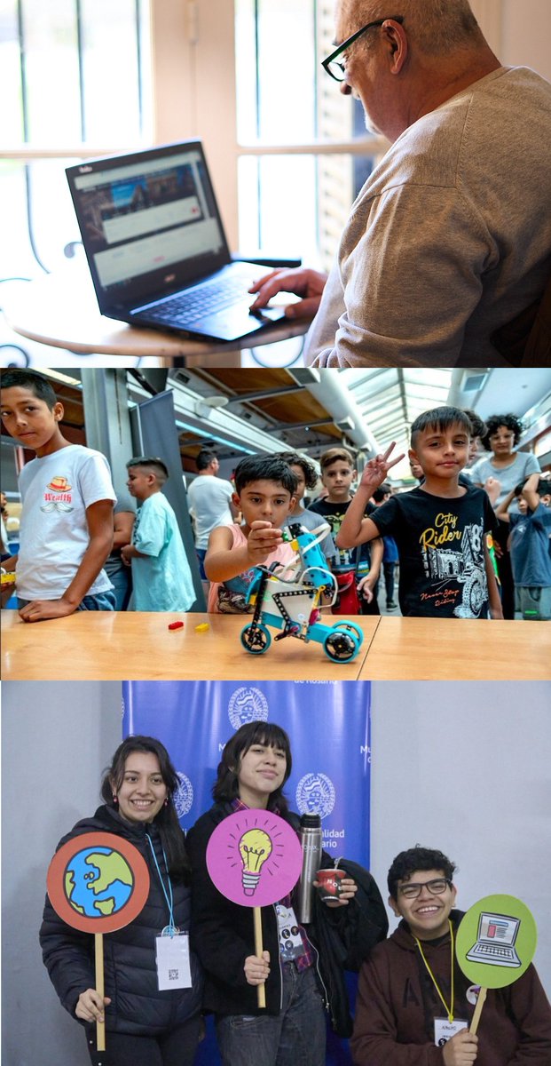 24 de Enero. Día internacional de la Educación. 
Rosario realiza acciones educadoras para que todas y todos puedan aprender, comprender y beneficiarse de las tecnologías volviendo nuestra ciudad más inclusiva e igualitaria.