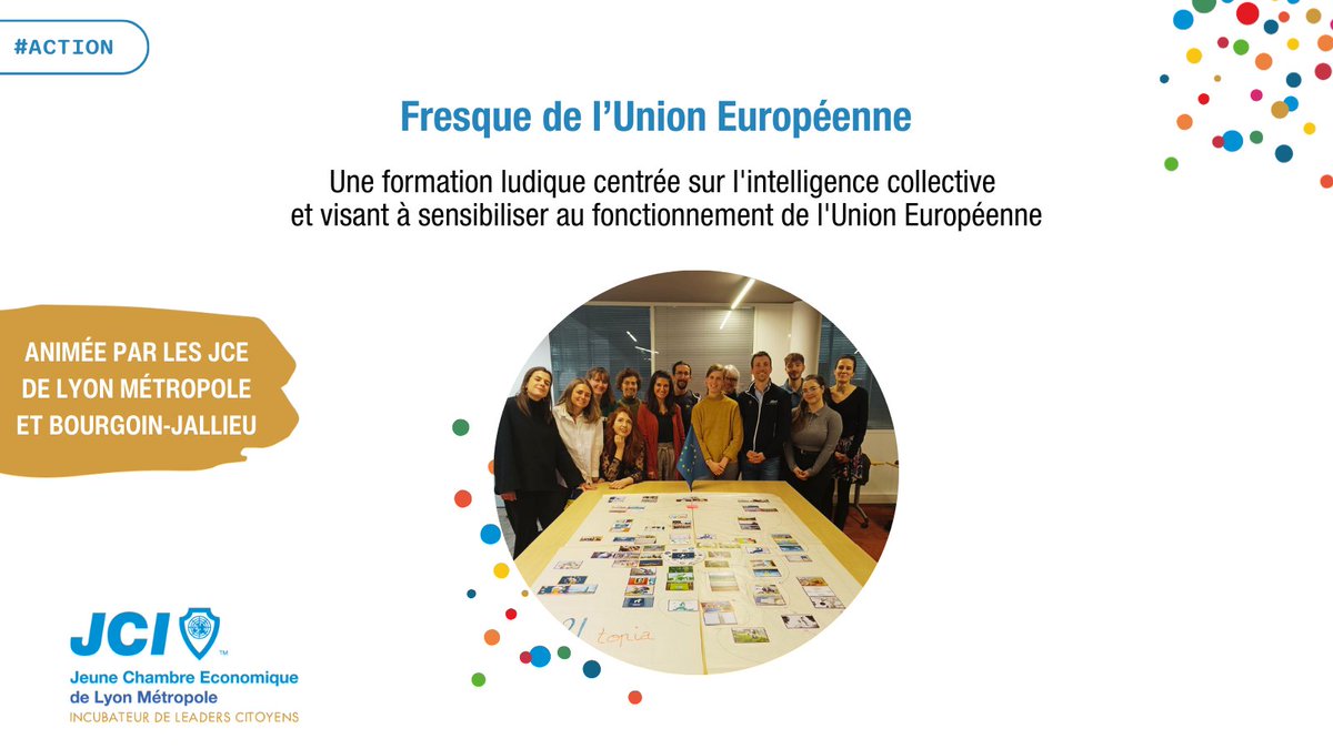 🇪🇺 [NOS ACTIONS] 🇪🇺

Superbe atelier Fresque de l'Europe animé jeudi dernier pour la Ville de Lyon et la Maison des Européens ! 

Merci pour l'organisation 😃

<a href="/JCE_France/">jce_france</a> <a href="/JCEAURA/">Fédération JCE AURA</a> <a href="/clement_ln/">Clém_ent</a> <a href="/villedelyon/">Ville de Lyon</a>