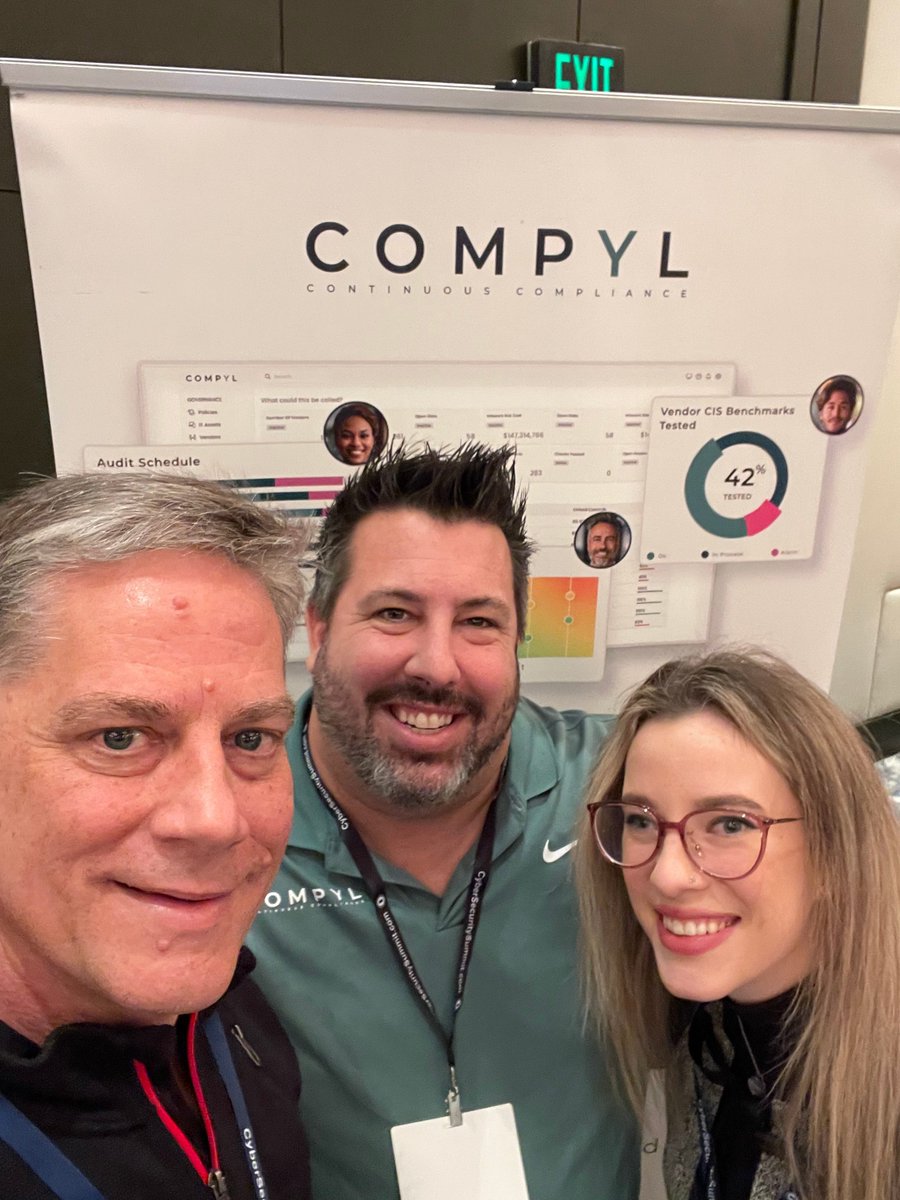 We are LIVE at <a href="/CyberSummitUSA/">Official Cyber Security Summit</a>  in Tampa, FL!

Had the opportunity to catch up with our friend Travis Hire from <a href="/Compyl3/">Compyl</a> .

If you're here, let's grab a coffee!

#CyberSecurity #ComplianceExperts #CyberSecuritySummit
