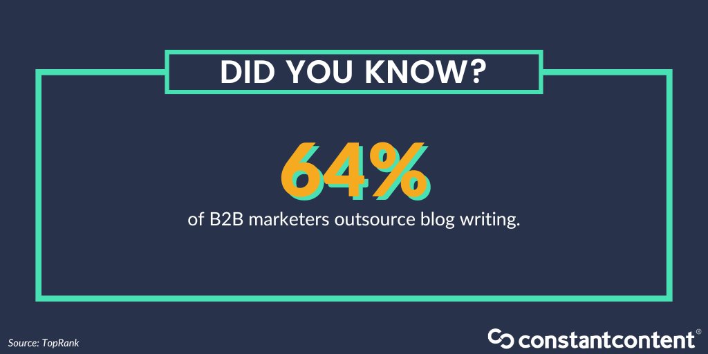 constantcontent's tweet photo. So start writing. 😉 #copywriting #writing #blogging #facts #DidYouKnow https://t.co/ksmRZ72wyY