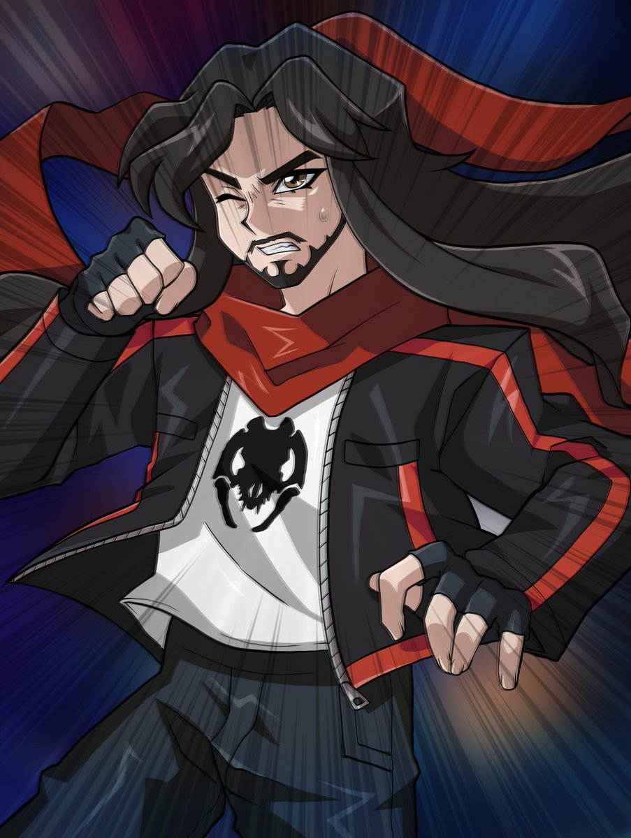 5Ds style victory &amp; defeat sprites for @/Deathcobra625!🧣🐍✨