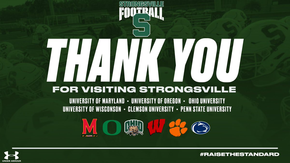 StrongsvilleFootball (@strongsville_fb) on Twitter photo We appreciate you all for visiting Strongsville. It’s great to hear about your program when it comes to football and culture.
<a href="/TerpsFootball/">Maryland Football</a> <a href="/oregonfootball/">Oregon Football</a> <a href="/OhioFootball/">Ohio Football</a> <a href="/BadgerFootball/">Wisconsin Football</a> <a href="/ClemsonFB/">Clemson Football</a> <a href="/PennStateFball/">Penn State Football</a> <a href="/jason_trusnik/">Jason Trusnik (official acct.)</a> We appreciate you all for visiting Strongsville. It’s great to hear about your program when it comes to football and culture.
<a href="/TerpsFootball/">Maryland Football</a> <a href="/oregonfootball/">Oregon Football</a> <a href="/OhioFootball/">Ohio Football</a> <a href="/BadgerFootball/">Wisconsin Football</a> <a href="/ClemsonFB/">Clemson Football</a> <a href="/PennStateFball/">Penn State Football</a> <a href="/jason_trusnik/">Jason Trusnik (official acct.)</a>
