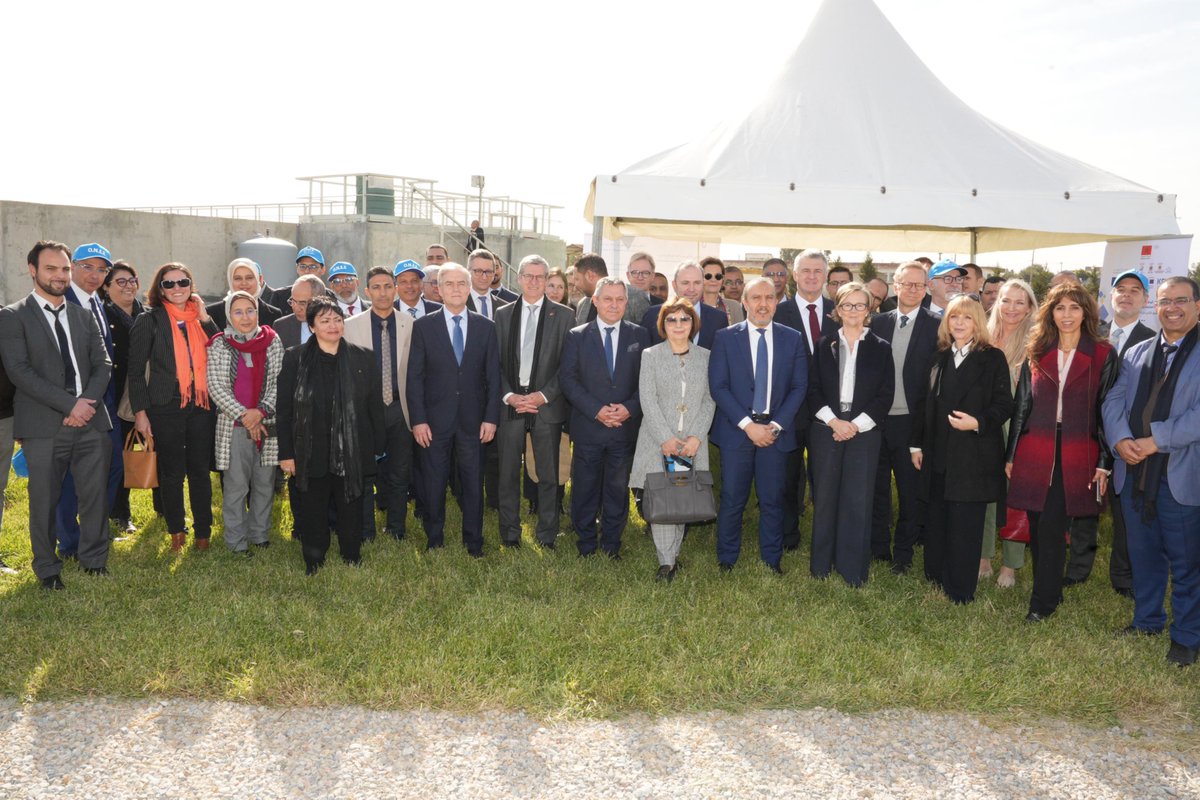 Onee_PNA's tweet photo. L'ONEE reçoit une importante délégation de l’Union européenne et ses États membres au projet d’#assainissement liquide du centre #SidiAllalTazi https://t.co/ysjFAVfVgb