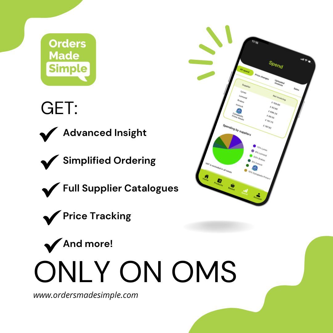 With Orders Made Simple, you’ll get:
✅ Advanced insights into your spending
✅ Simplified ordering processes
✅ Access to full supplier catalogues
✅ Real-time price tracking
✅ And so much more!

Take control of your procurement today.
📲 Learn more: buff.ly/3OlppmL