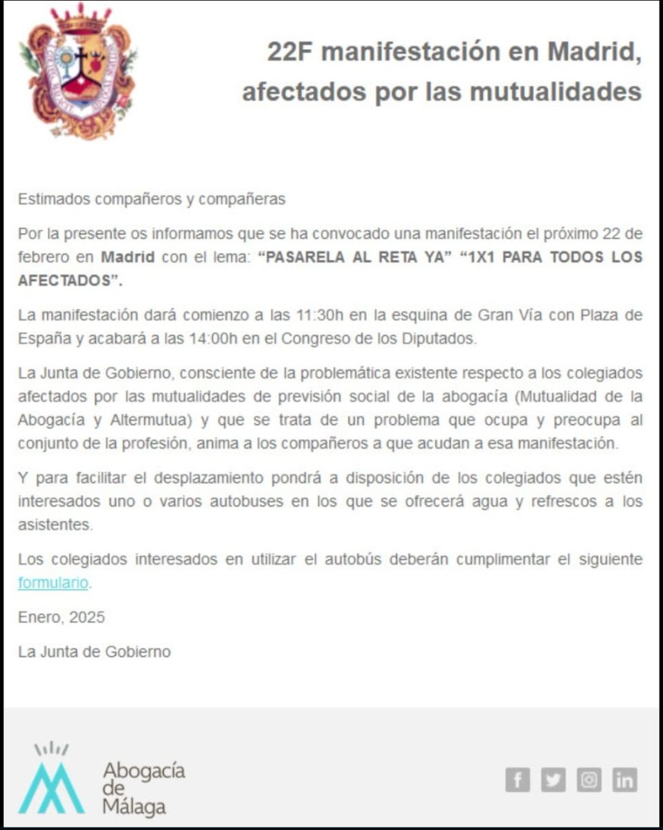 mareanegra2023's tweet photo. Bravo @AbogaciaMalaga . Podríais dar algunas lecciones de oportunidad y compromiso con los intereses de los/as colegiados/as en la mayoría de los ICAs de España. Esperemos que no sea un espejismo. @AvogaciaVigo : y el apoyo para cuándo? @Avogacia #PasarelaAlReta1x1ParaTodos https://t.co/x6TWeu3Yjx