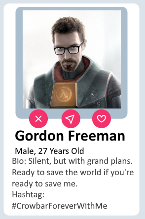 easy_cats's tweet photo. If popular video game characters had dating profiles
#gameHumor #gaming #meme https://t.co/rBXdlUodl9