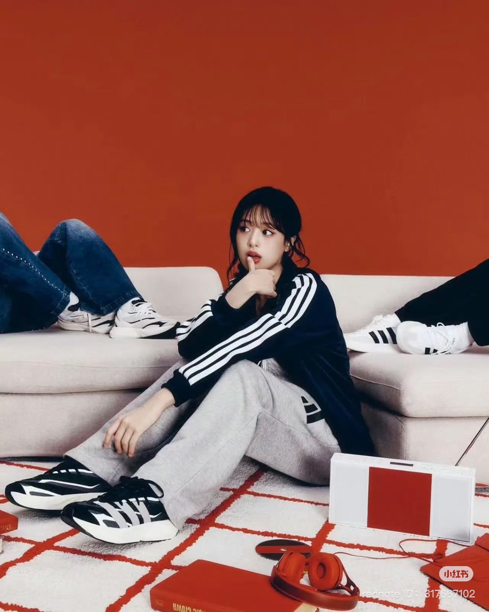 Ahyeon of BABYMONSTER for the Adidas SS25 Essentials Collection