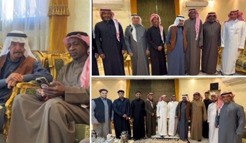khalidfahad77's tweet photo. الرياضة تجمعنا ولا تفرقنا ،
     في لمسة وفاء و تقدير قام عدد من قدامى اللاعبين و من نجوم  المنتخب  والأندية ،ومنهم اللاعب ماجد عبد الله و يوسف خميس و إبراهيم ماطر ثامر البحيري ( النصر ) و عبادي الهذلول ( الهلال) ،، اليوم الجمعة بزيارة ودية  للمحاضر و الحكم الدولي  السابق الأستاذ عبدالرحمن الموزان ، في منزله و بحضور أبنائه و محبيه ، و تم خلال هذا اللقاء تبادل الذكريات و الحديث عن مسار كرة القدم السعودية و ما تحقق لها من إنجازات مشرفة على الساحتين القارية والدولية في ظل الدعم و التوجيه من القيادة الرشيدة و الجهود التى بذلها نجوم الكرة السعودية ،، معربين عن تطلعاتهم في تحقيق المزيد من الإنجازات فيما يتوافق مع مستهدفات الرؤية الطموحة " رؤية المملكة 2030 ، و لقد ثمن الموزان و أبنائه هذه المبادرة الغير مستغربة من هؤلاء النجوم ( الرياضة تجمعنا و لا تفرقنا )
