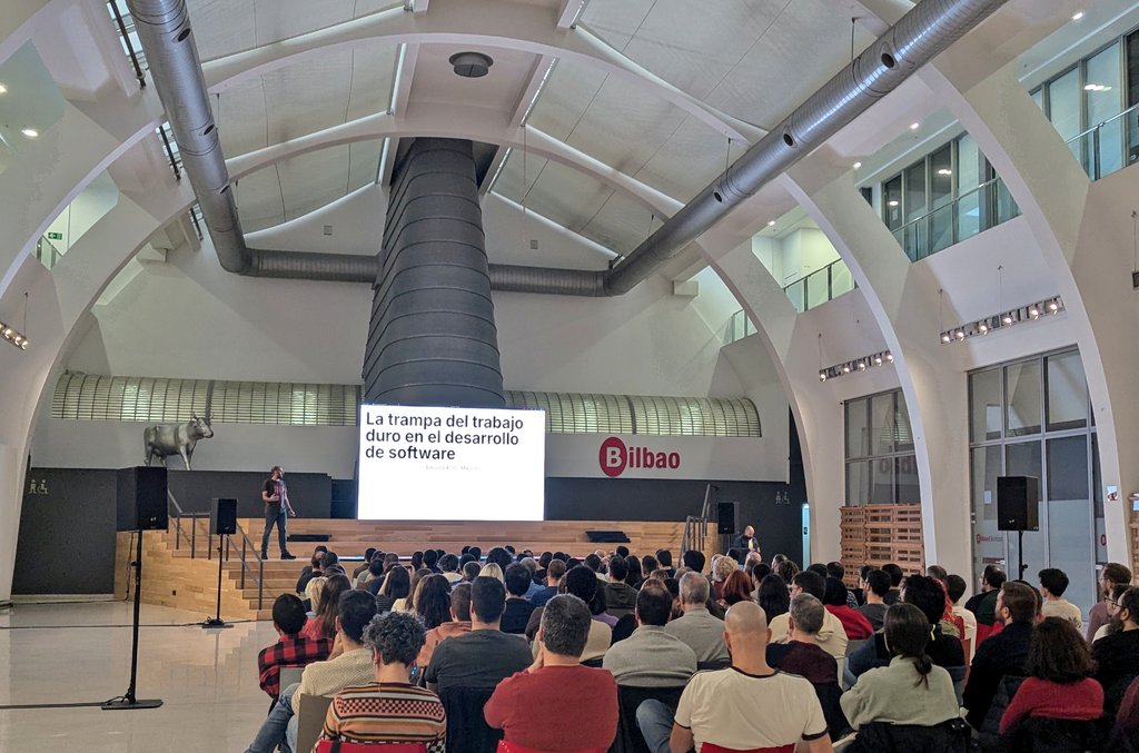 aguadotzn's tweet image. Arrancando #bilbostack25