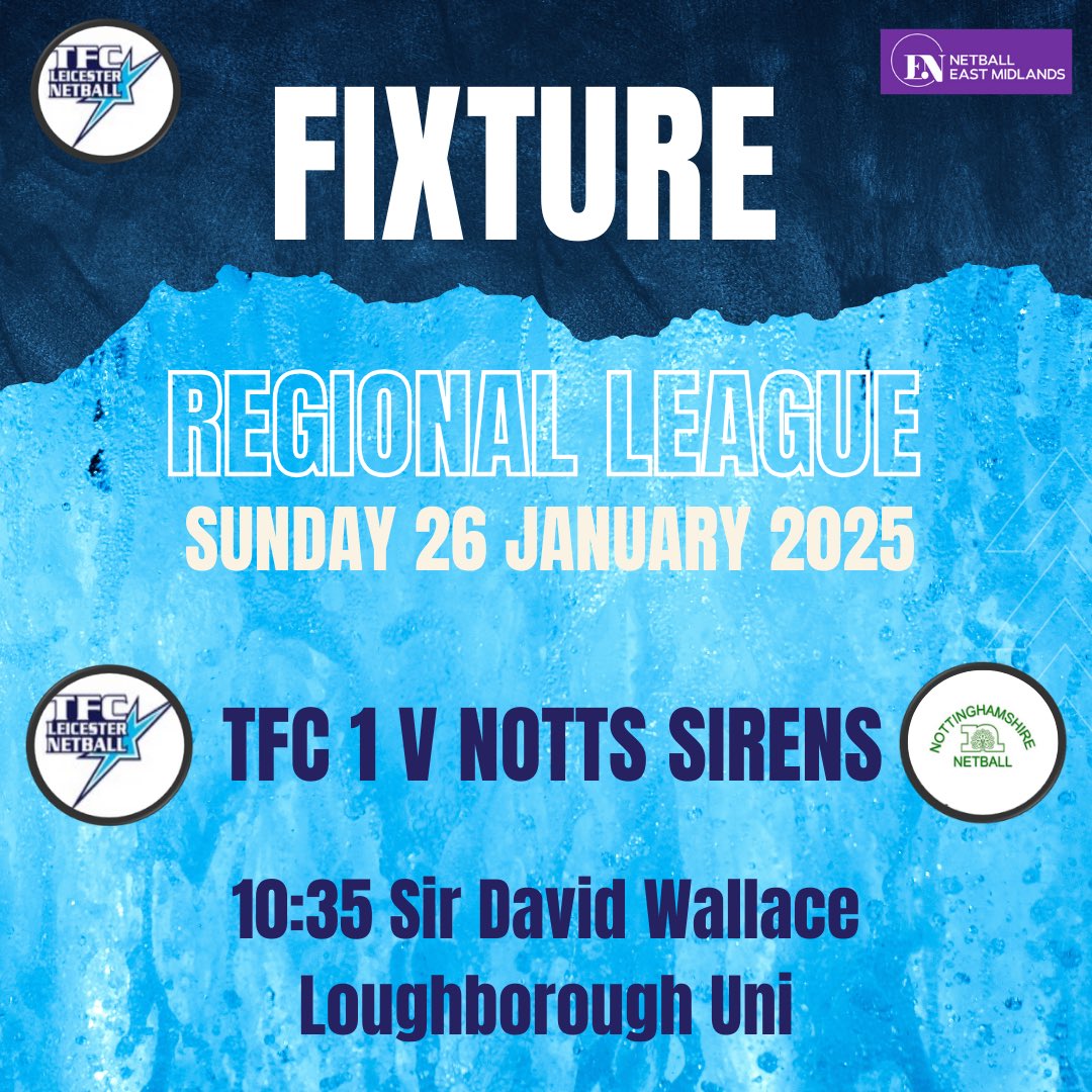 TFC Leicester Netball Club tweet media