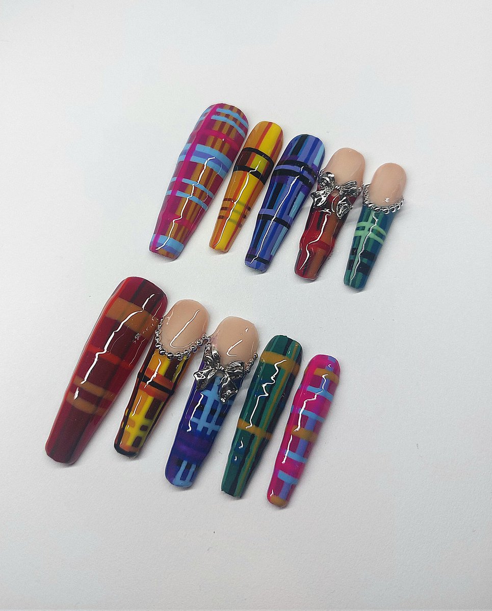 bibisclaws's tweet photo. Vivienne westwood nails 

#nail #SmallBusiness https://t.co/0nVnRwMe32