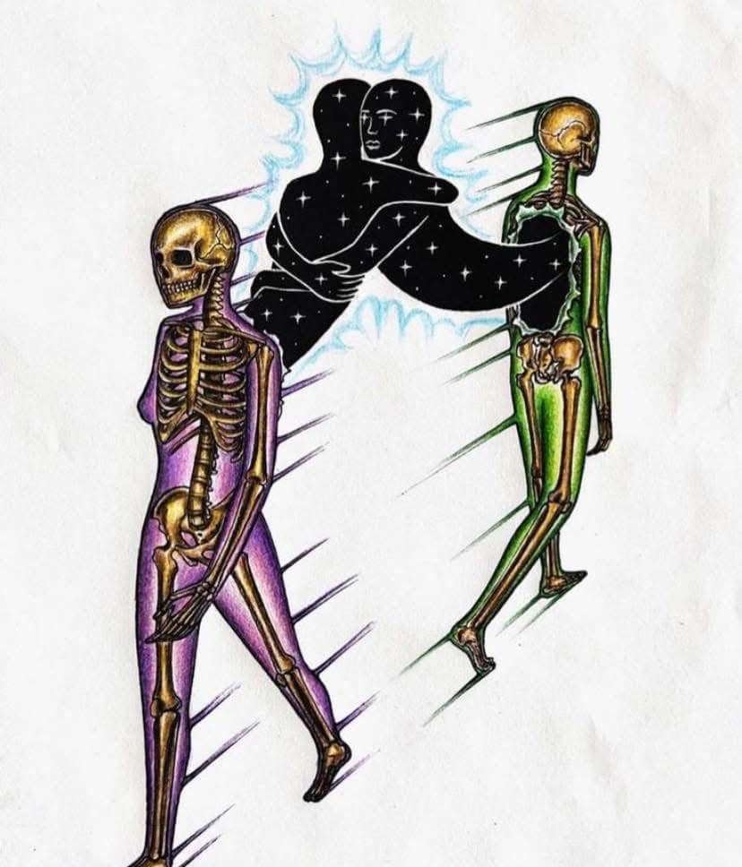 "𝖠𝗁𝗈𝗋𝖺, 𝗇𝗎𝖾𝗏𝖺𝗆𝖾𝗇𝗍𝖾 𝗌𝖾𝗋𝖾𝗆𝗈𝗌 𝖽𝗈𝗌 𝖾𝗑𝗍𝗋𝖺ñ𝗈𝗌, 𝗉𝖾𝗋𝗈 𝖾𝗌𝗍𝖺 𝗏𝖾𝗓 𝖼𝗈𝗇 𝗋𝖾𝖼𝗎𝖾𝗋𝖽𝗈𝗌." ❤‍🩹✨