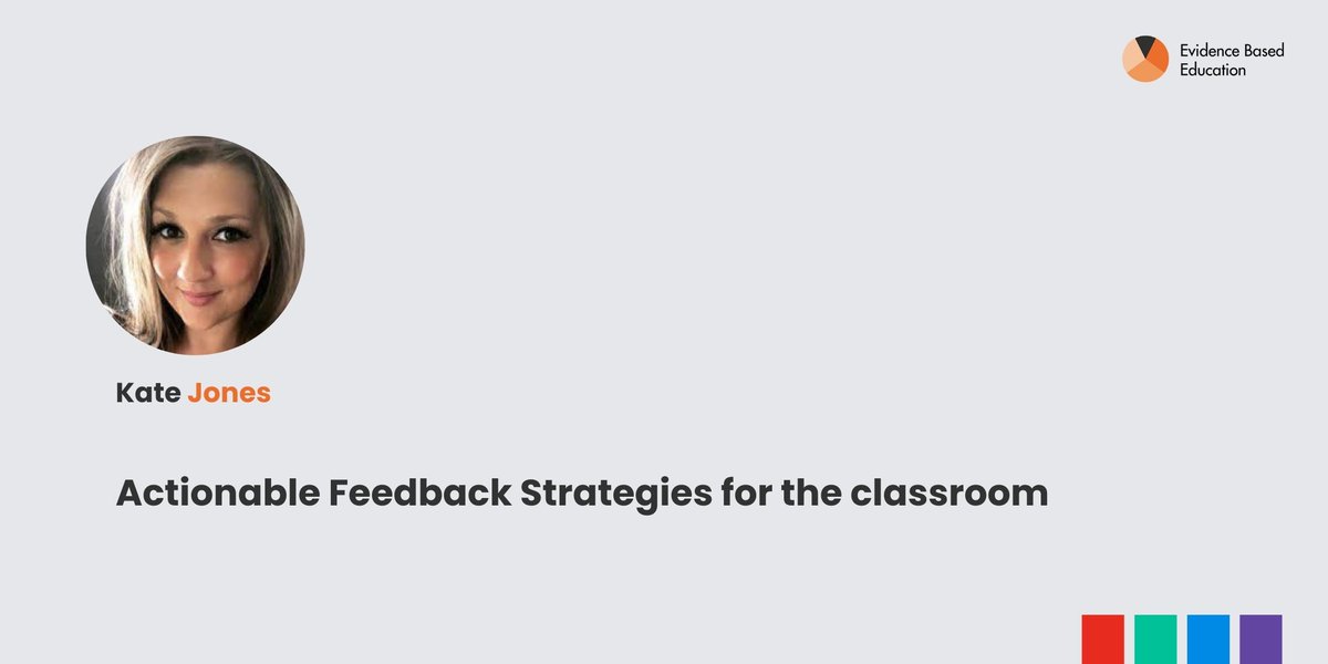 Kate Jones (@katejones_teach) on Twitter photo π» Webinar - Actionable Feedback Strategies for the classroom.
How do we ensure feedback helps learning and not hinder it? <a href="/EvidenceInEdu/">Evidence Based Education</a>
ποΈ 4th February
π 16:00 GMT
π· FREE for GTT members (check your email for a coupon code this week)
Register here:Β hubs.la/Q0336Glq0 π» Webinar - Actionable Feedback Strategies for the classroom.
How do we ensure feedback helps learning and not hinder it? <a href="/EvidenceInEdu/">Evidence Based Education</a>
ποΈ 4th February
π 16:00 GMT
π· FREE for GTT members (check your email for a coupon code this week)
Register here:Β hubs.la/Q0336Glq0