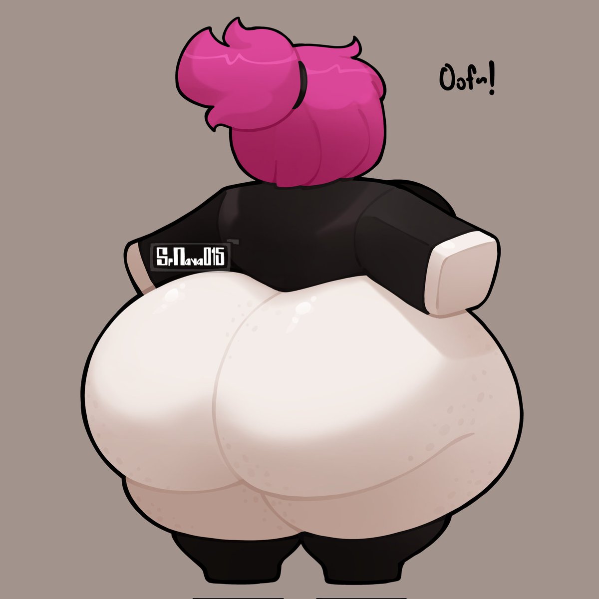 Big butt Roblox in a sexy pose