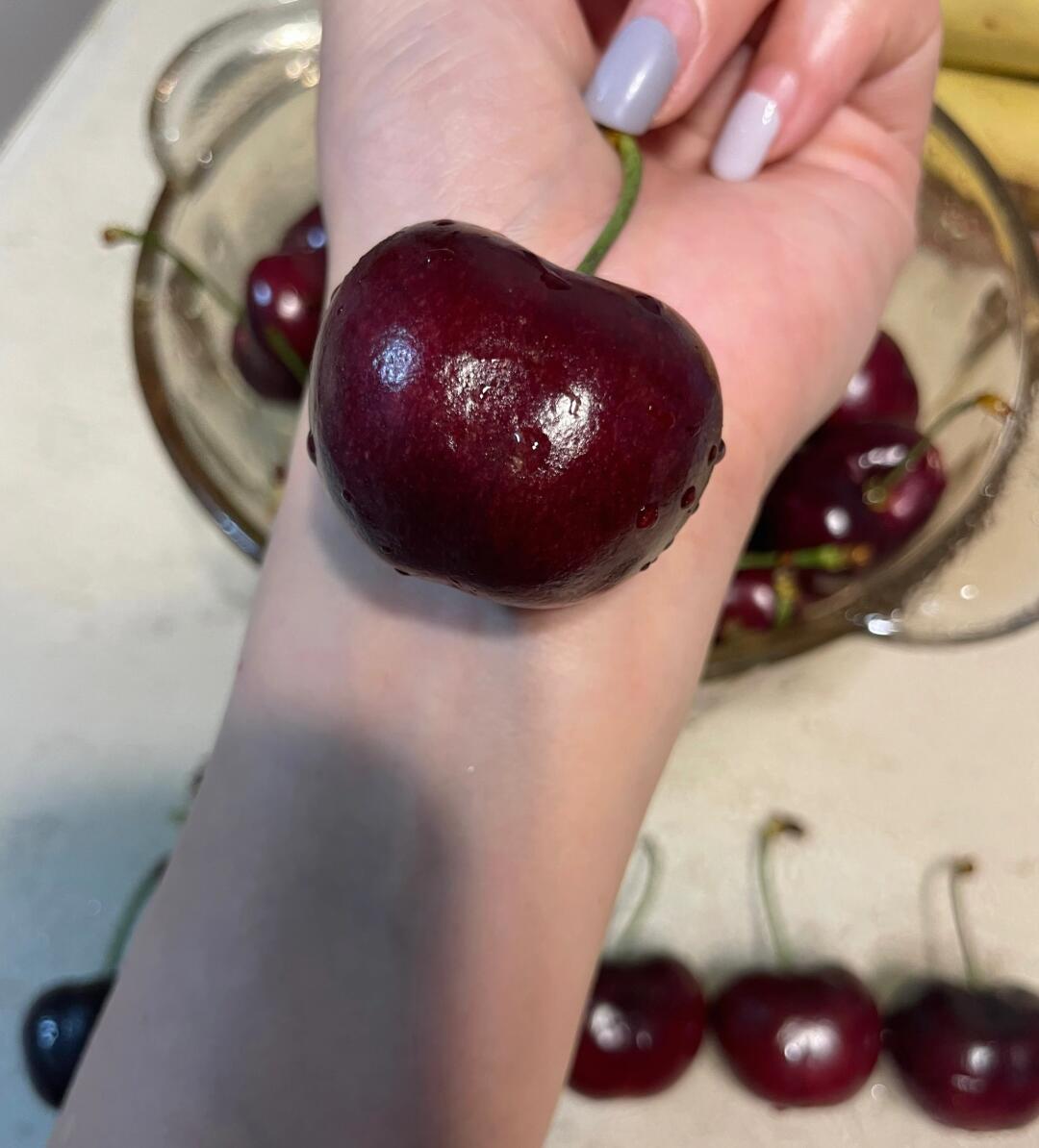 Cherries are really sweet and delicious fruits