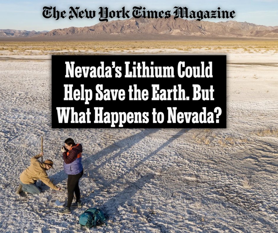 The New York Times Magazine tells the story of how two members of AC's board of directors were brought together by their work to protect the Amargosa, among other wild Nevada landscapes. We are grateful for your passion for the  overlooked corners of our public lands!