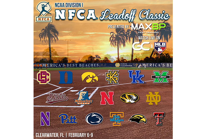 GetGameChanger's tweet photo. 🚨 Softball fans, mark your calendars! 🚨

Back for year✌️, @NFCAorg, GameChanger, and @MLBNetwork are teaming up to bring you an epic triple-header LIVE on MLB Network  

Saturday, Feb. 8:
🥎 Mizzou vs. Duke – 1 PM
🥎 Nebraska vs. Texas Tech – 4 PM
🥎 Tennessee vs. Northwestern – 7 PM

Don’t miss it! 📺🔥 https://t.co/yZZEOdYaZO