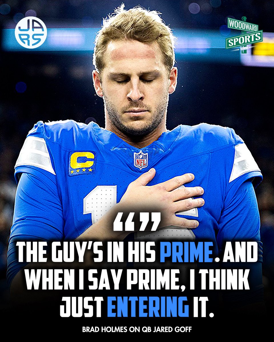 woodwardsports's tweet photo. We haven’t seen the best version of Jared Goff yet 👀 https://t.co/D4WcMRklMa