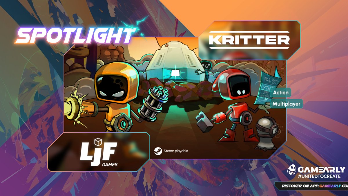 Gamearly 🎮 (@gamearly) on Twitter photo 🔦 SPOTLIGHT - Kritter 🛡️
This week, GAMEARLY shines a light on Kritter, an exciting indie game developed by <a href="/ljf_games/">LJF Games - Try Kritter Demo on Steam!</a> ! 🎮
🌌 The Story:
Humanity is on the brink of extinction and must find a new planet to survive. The exploration ship M.Ark finally reaches its 🔦 SPOTLIGHT - Kritter 🛡️
This week, GAMEARLY shines a light on Kritter, an exciting indie game developed by <a href="/ljf_games/">LJF Games - Try Kritter Demo on Steam!</a> ! 🎮
🌌 The Story:
Humanity is on the brink of extinction and must find a new planet to survive. The exploration ship M.Ark finally reaches its