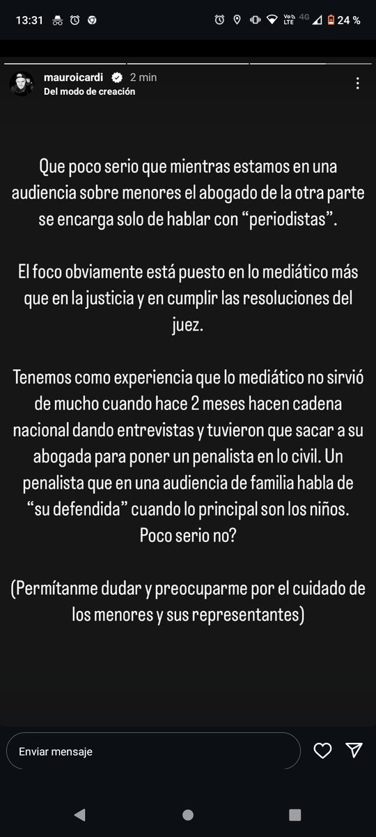 Ya salió hablar <a href="/MauroIcardi/">MauroIcardi</a> 

#Wanda