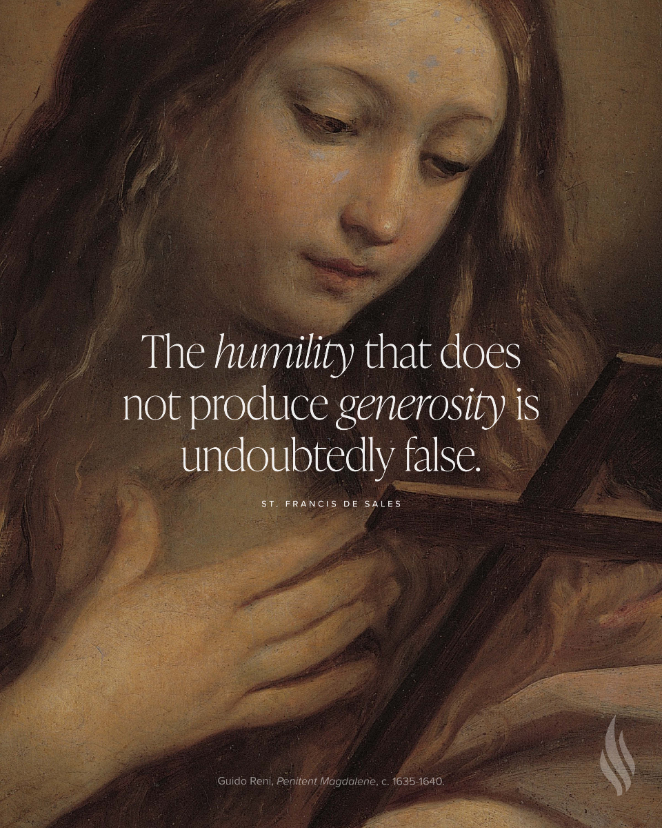 BishopBarron's tweet photo. “The humility that does not produce generosity is undoubtedly false.” —St. Francis de Sales https://t.co/0LLx6E4beQ