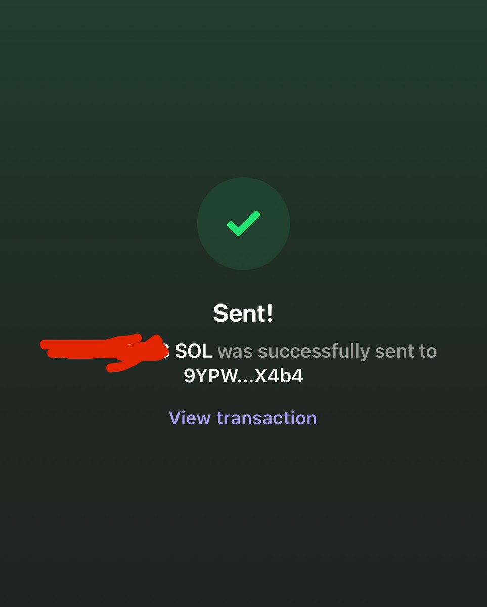 crypto_crores's tweet photo. Congrats you won sent you some sol who's next? https://t.co/gwzoYNTqvz