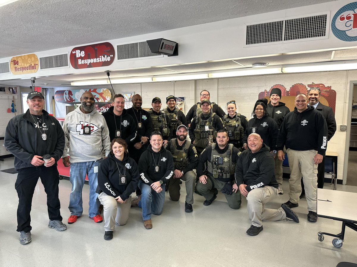 Chouteau Elementary School (@chouteauschool) on Twitter photo Our Cocoa with Cops was full of fun chats, lots of smiles, some 🪨 📝 ✂️ challenges, & even some arm wrestling! These kids rocked a 98+% attendance for December to attend!!
Thank you KCPD and Clay County Sheriff department who joined us!
<a href="/kcpolice/">kcpolice</a> <a href="/SheriffClayCo/">Clay County, Missouri Sheriff</a> <a href="/NKCSchools/">NKC Schools</a> Our Cocoa with Cops was full of fun chats, lots of smiles, some 🪨 📝 ✂️ challenges, & even some arm wrestling! These kids rocked a 98+% attendance for December to attend!!
Thank you KCPD and Clay County Sheriff department who joined us!
<a href="/kcpolice/">kcpolice</a> <a href="/SheriffClayCo/">Clay County, Missouri Sheriff</a> <a href="/NKCSchools/">NKC Schools</a>