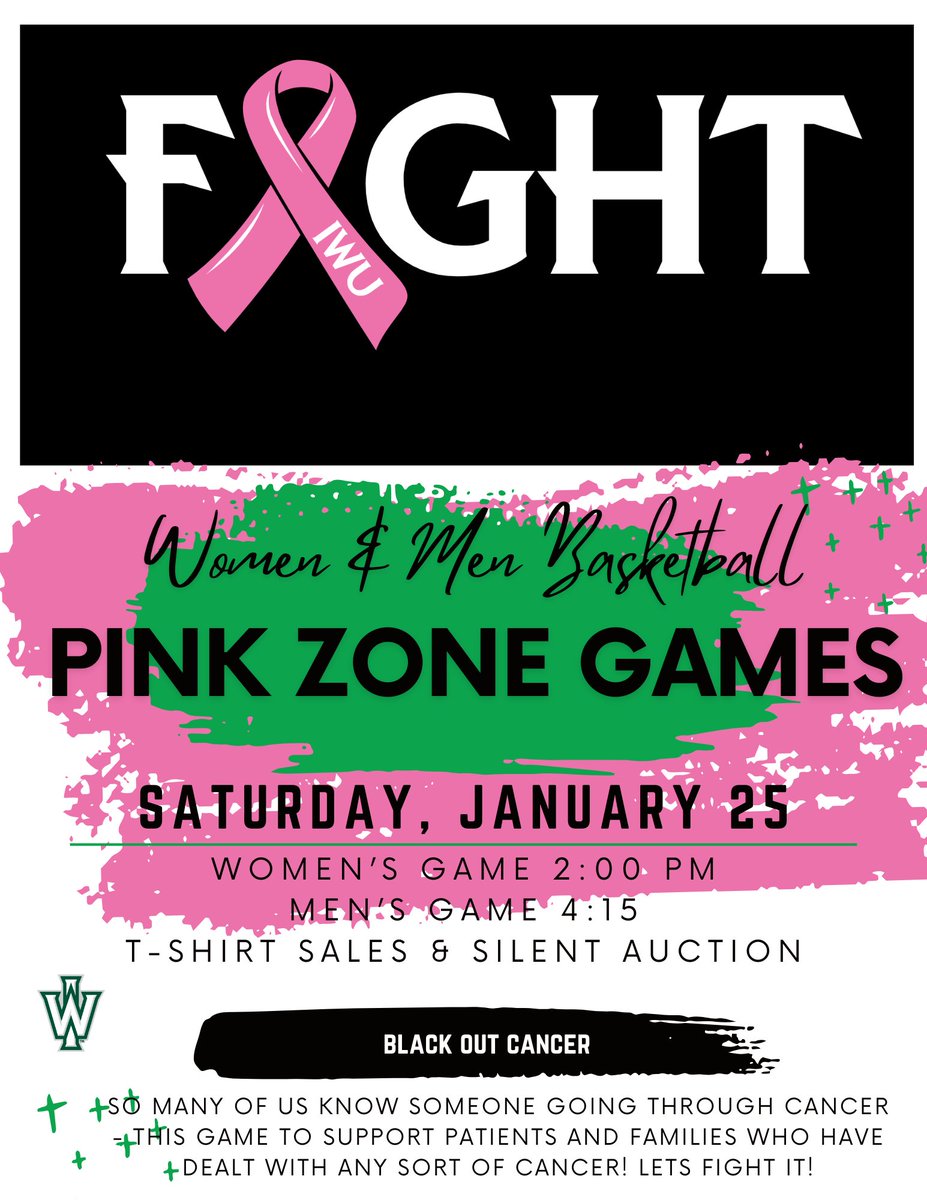 Come out tomorrow afternoon and help us fight cancer during our Pink Zone game!