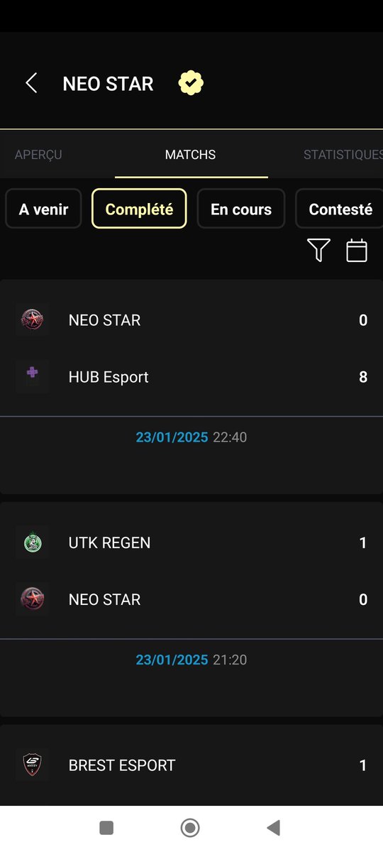 Bah alors la @NeoStar__ on est nulle.
C'est plus la néo star mais la néo sans star ouais. Une équipe de larbin, vous avez pris 8-0 vous avez fait le match sur top spin ? C'est quoi le projet finir 15 ème.