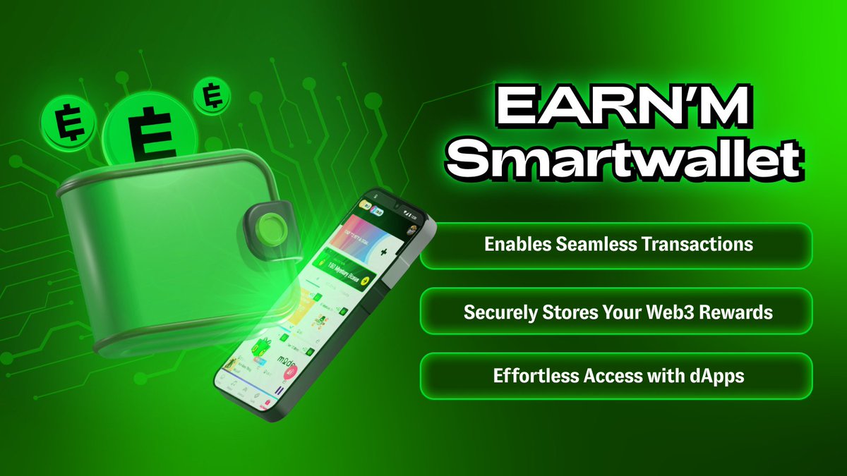 What is EARN’M SmartWallet? 🧐

The EARN’M SmartWallet is the core tool to transform any smartphone into an EarnPhone — whether it’s our physical DePIN EarnPhone or any smartphone using the Mode Earn App. 
It powers the network by seamlessly bridging Web2 and Web3 together.

💡