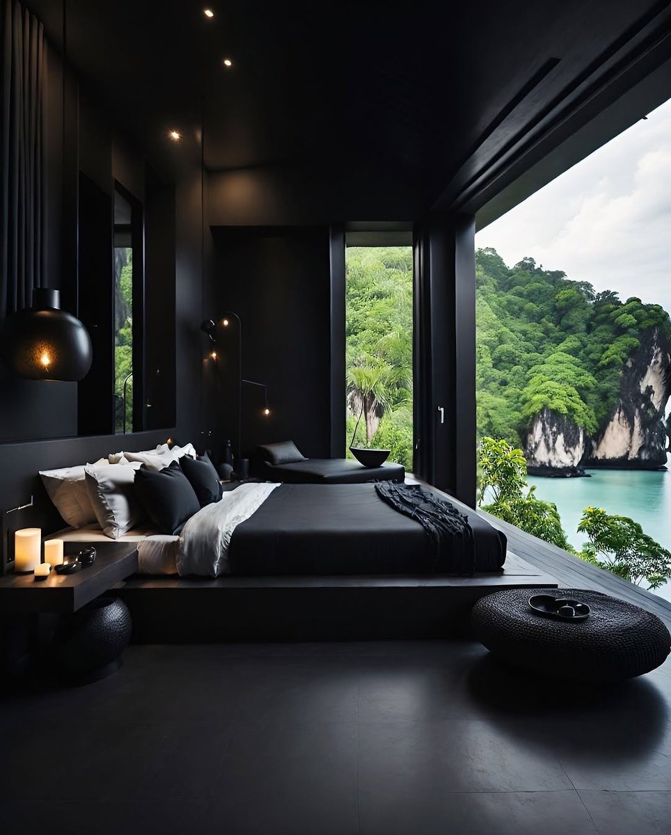 Itsdreamhome's tweet photo. Embrace the darkness with a touch of elegance. https://t.co/Y58jUcfUhk