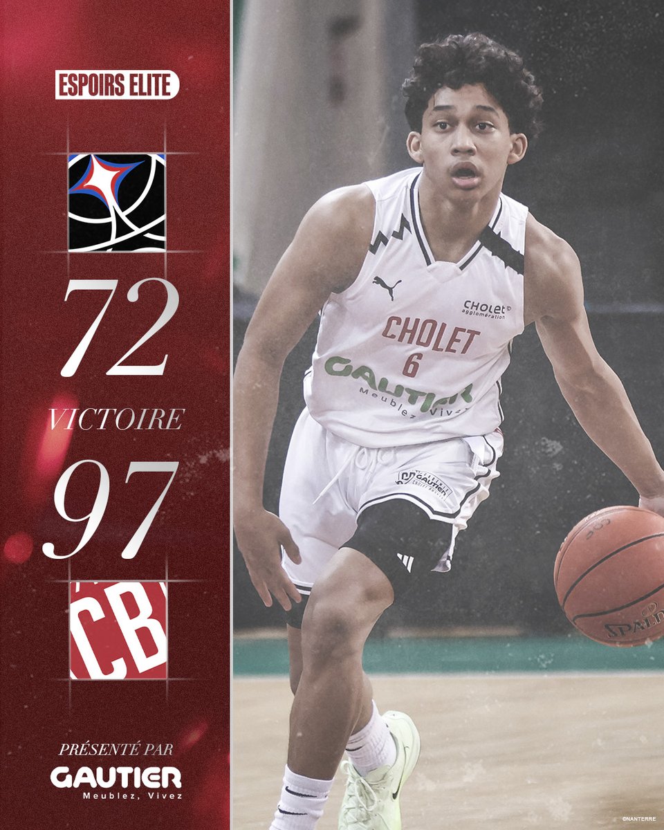 CB_officiel's tweet photo. Menés à la fin du 1er quart-temps (21-19), les Espoirs de l'Académie Gautier Cholet Basket ont enfilé le bleu de chauffe pour s'imposer assez facilement face à Paris !
#PBCB #CBFAMILY #ESPOIRSBetclicELITE #ACADEMIEGAUTIERCB @GautierFrance https://t.co/XjsirLJIZz
