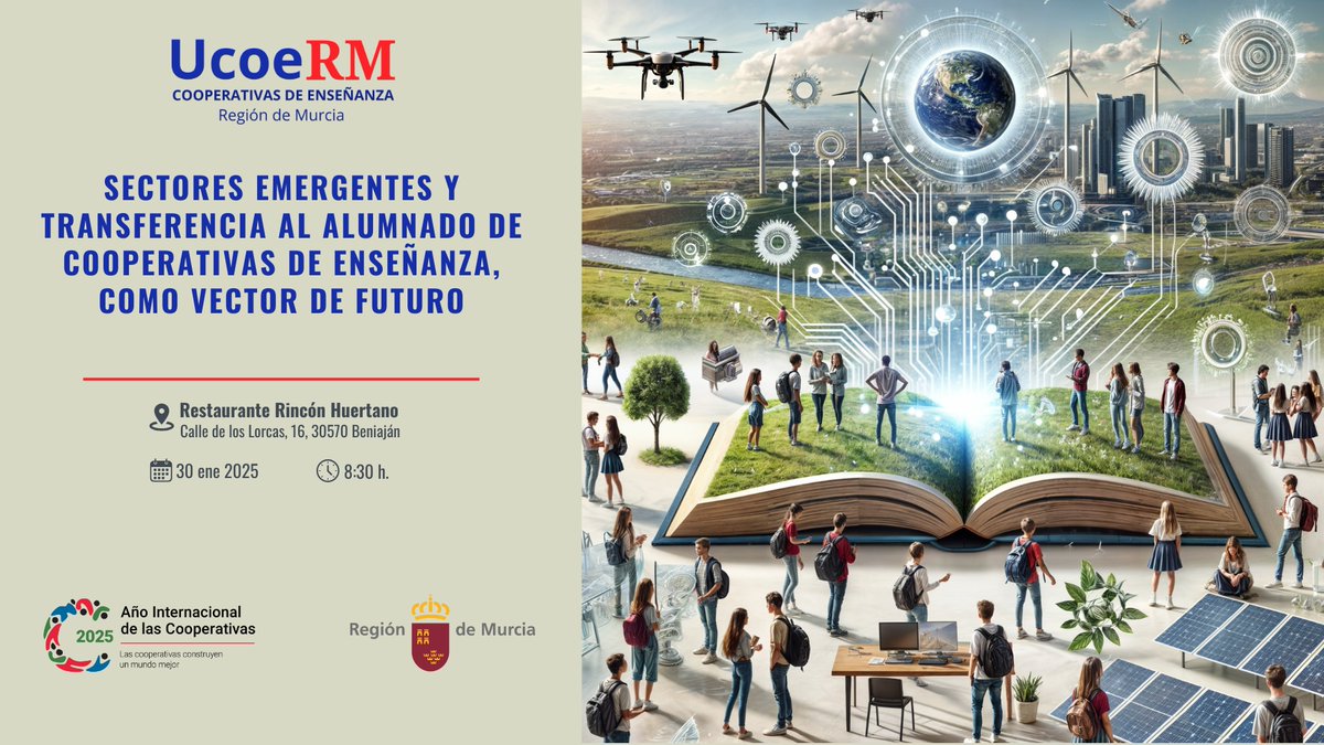 ➡️El 30/01 analizamos los sectores emergentes como apuesta de futuro y cómo trasladarlos a nuestro alumnado.

👉🏼Expertos/as, ponencias, mesas redondas y un enfoque en profundidad para seguir ofreciendo la mejor calidad educativa.

🖊️Inscripción gratuita: docs.google.com/forms/d/1Si0k9…