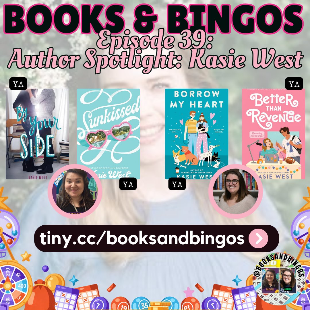 booksandbingos (@booksandbingos) on Twitter photo We are spotlighting author <a href="/KasieWest/">Kasie West</a> in today's #podcast! <a href="/RachaelFryman/">Rachael</a> & <a href="/thenextgenlib/">Amanda Hunt she/her ๏ฃฟ ๐ #ISTELive25</a> discuss some old & new titles from West's #YA #romance collection. Tune in here ๐ tiny.cc/booksandbingos #librarytwitter #booktwitter #librarian #Podcasts #bookrecommendations #librarians We are spotlighting author <a href="/KasieWest/">Kasie West</a> in today's #podcast! <a href="/RachaelFryman/">Rachael</a> & <a href="/thenextgenlib/">Amanda Hunt she/her ๏ฃฟ ๐ #ISTELive25</a> discuss some old & new titles from West's #YA #romance collection. Tune in here ๐ tiny.cc/booksandbingos #librarytwitter #booktwitter #librarian #Podcasts #bookrecommendations #librarians
