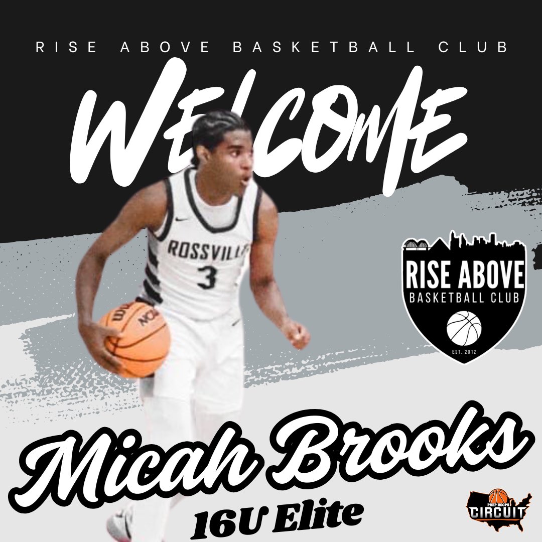 RiseAboveBC's tweet photo. Welcome to the team, Micah Brooks (Rossville Christian ‘27)!

#TeamRiseAbove #RiseAbove16uElite #Committed https://t.co/d2iEejPFaS