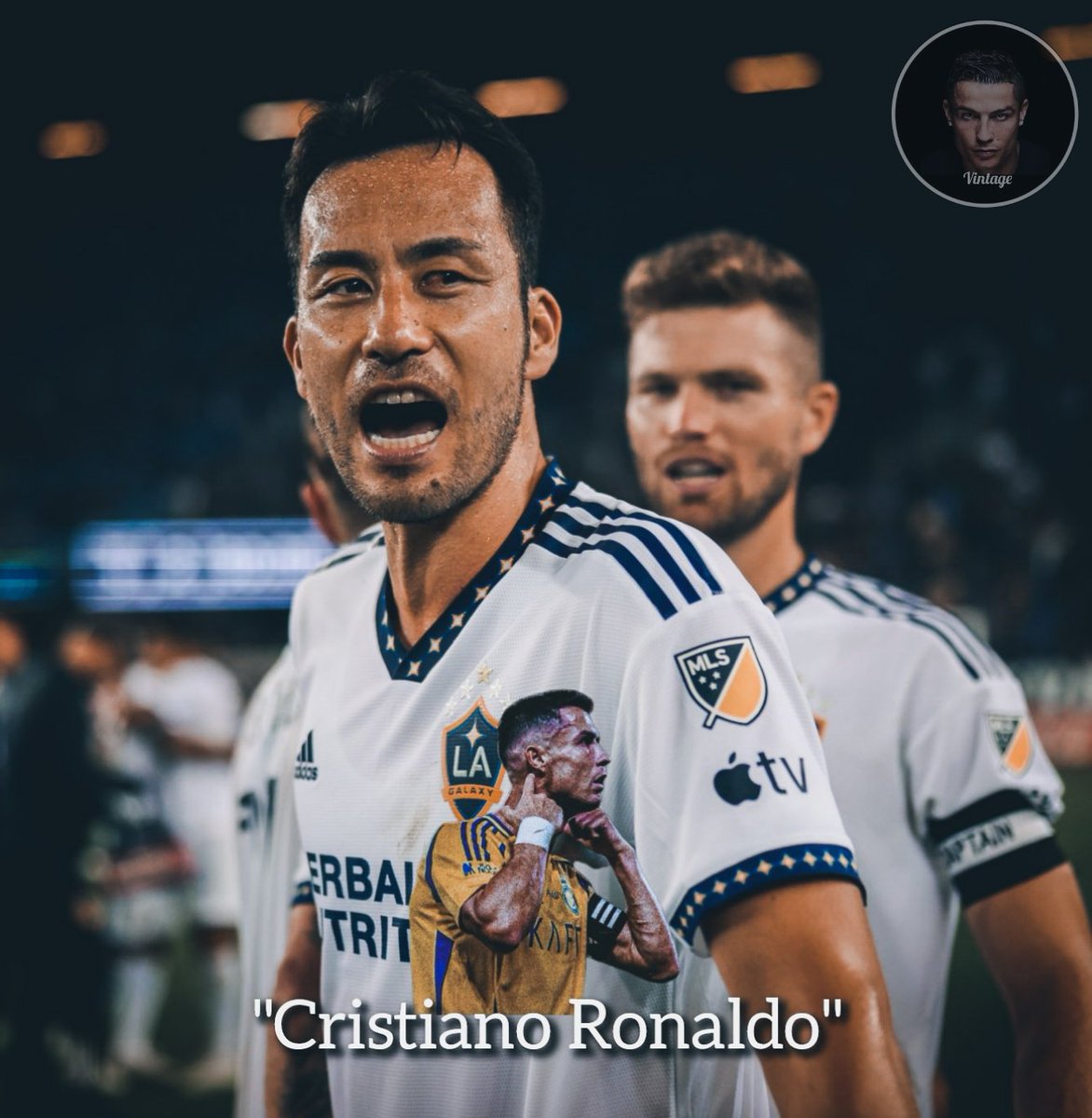 🚨🚨🎙Best player of all time?

[𝗠𝗟𝗦 𝗖𝗵𝗮𝗺𝗽𝗶𝗼𝗻] Yoshida: "Cristiano Ronaldo".

"B..but Messi is the biggest athlete in USA"😭