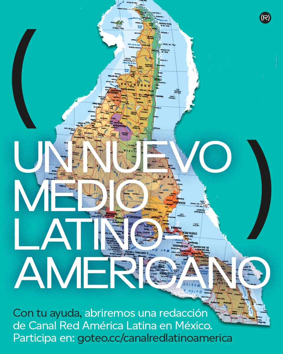 Vamos a dar la batalla y gracias a tu ayuda lo vamos a lograr‼️ 

Canal Red América Latina se une a una redacción con compañeros latinoamericanos en Ciudad de México para hacer frente a la internacional reaccionaria.

Colabora en 👇
goteo.cc/canalredlatino…