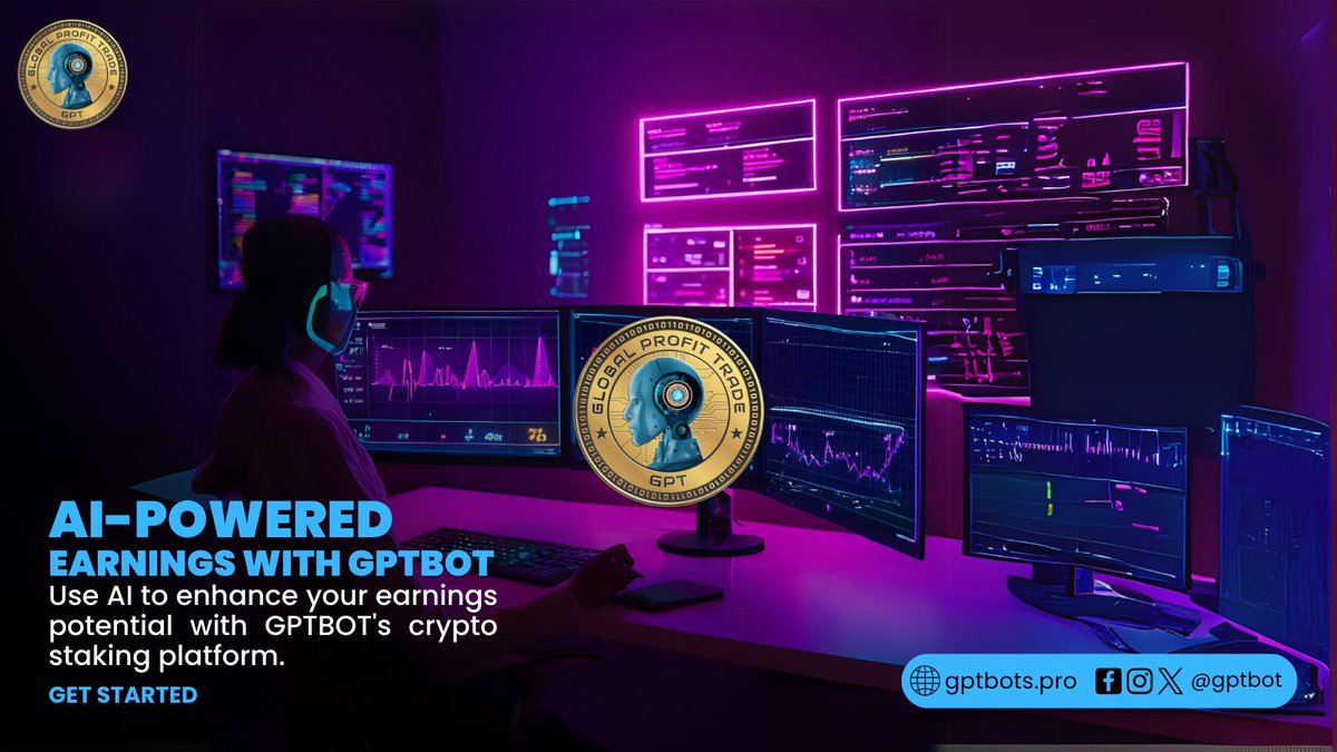 gptbottrade's tweet photo. AI-Powered Earnings with GPTBOT!  
#GPTBOT #CryptoUtility #BlockchainTechnology #CryptoRevolution #BinanceSmartChain #UtilityPayments #DeFi #CryptoInnovation #SecureTransactions #TokenEconomy #CryptoCommunity #TokenBurn #DeflationaryToken #SmartContracts #UniversalAccess https://t.co/aGtL0QkxaF