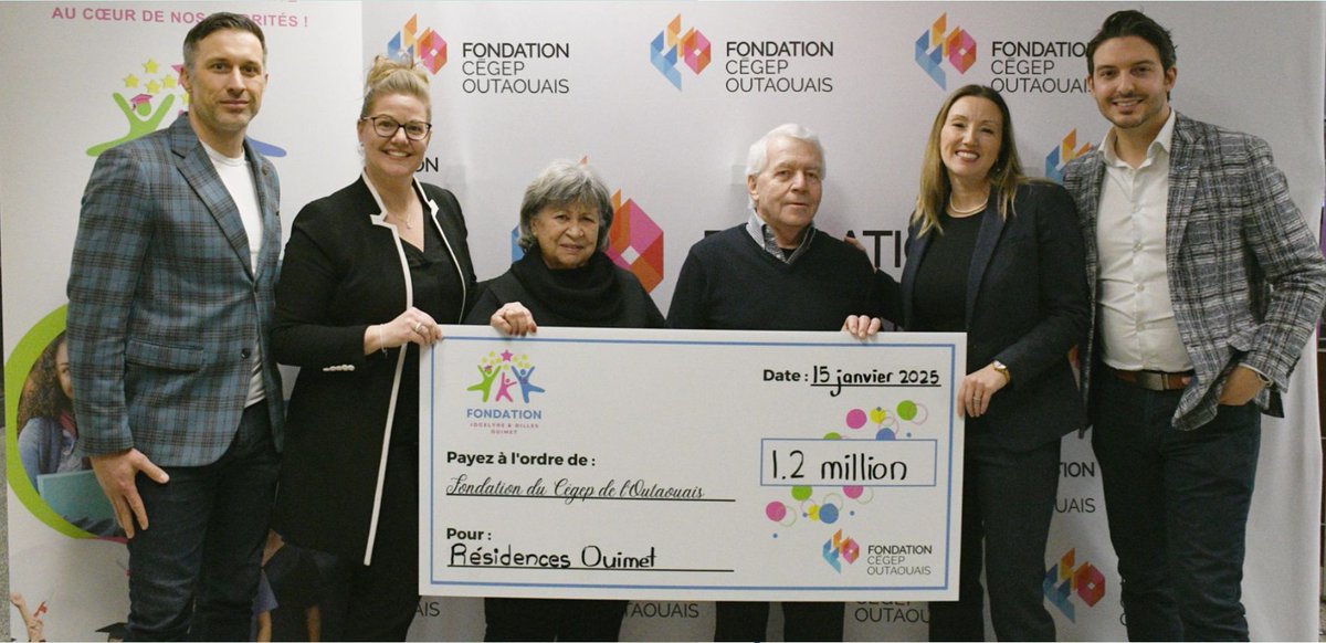 Premières résidences collégiales de l'histoire de l'Outaouais
Après 58 ans à y rêver! Plus important don de notre histoire : 1,2 M$ de  la part d'une famille immensément généreuse : Fondation Jocelyne et  Gilles Ouimet! + 500 K$ du Gouvernement du Québec.
lescegeps.com/nouvelles/2025…