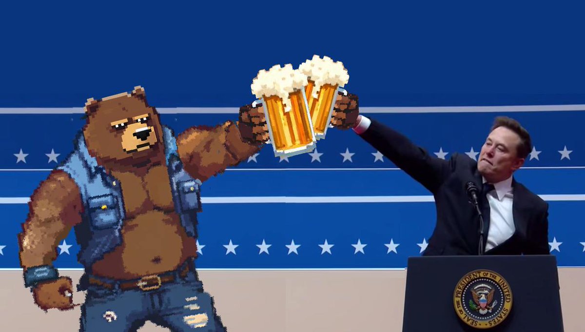 BeerBear_Meme's tweet photo. IT’S BEERS TIME🍺🐻🍺🐻🍺🐻
$BEAR | https://t.co/okKEUZwyrP https://t.co/HOBA3XcbU3