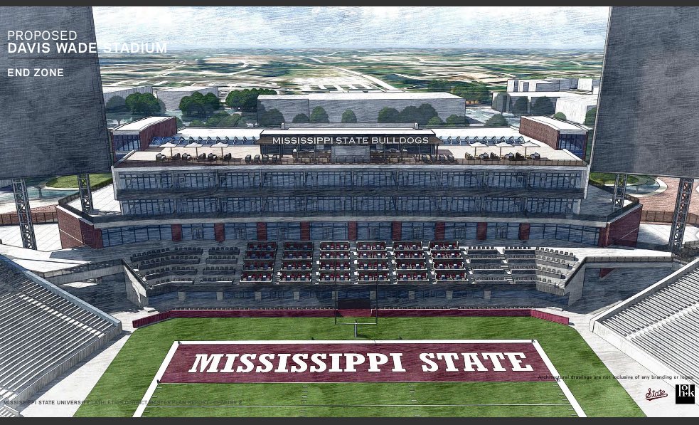 robbiefaulk1878's tweet photo. A rendering of potential South End Zone upgrades in State’s 10 year master plan. Also a look at the IPF at the Seal Complex. https://t.co/27HvjxAUoG