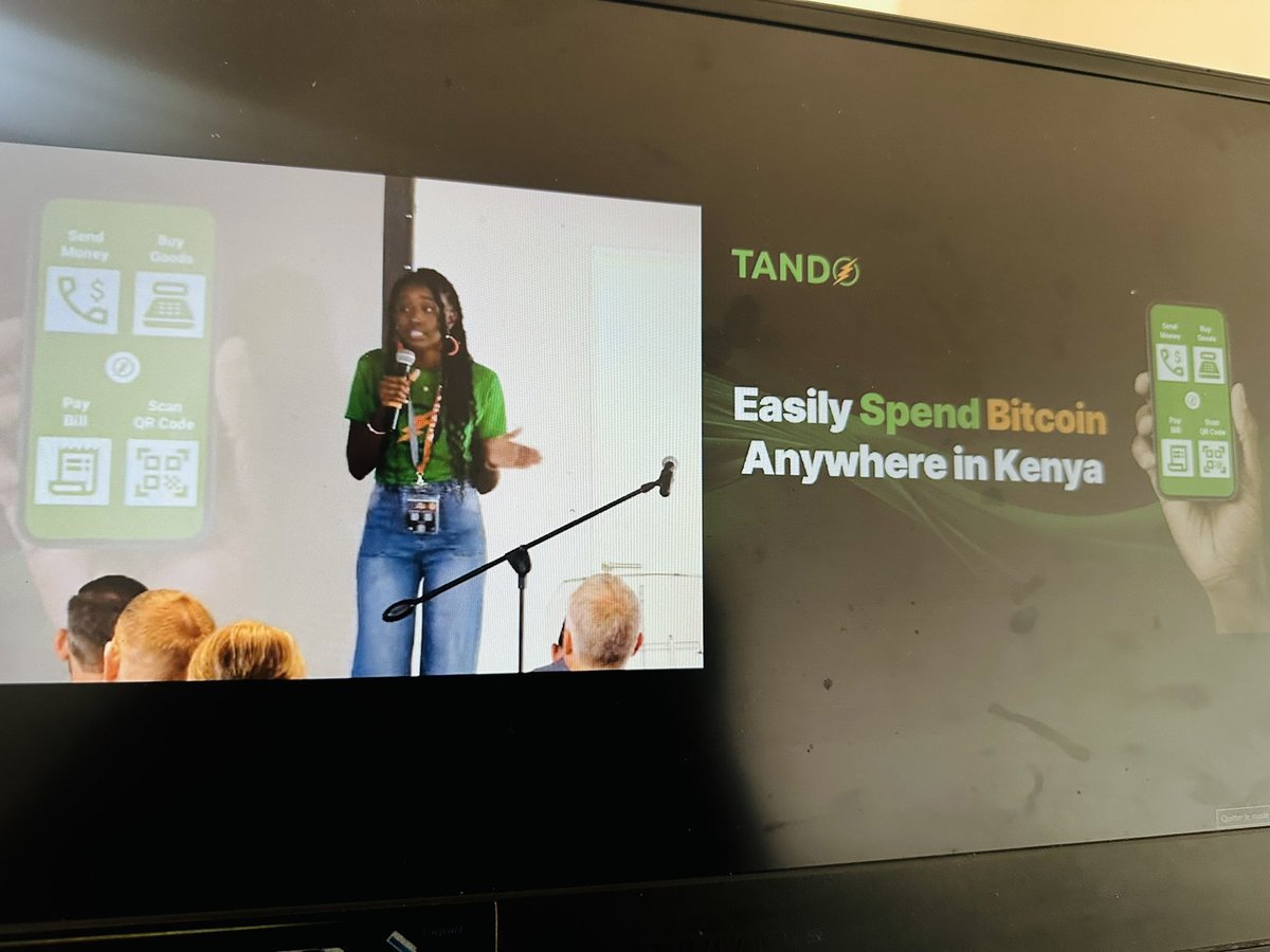BouhariMou2199's tweet photo. Unfortunately I didn't get the visa to take part in @AdoptingBTCcpt this year, so I watched the first day live on YouTube.
@waithiraah had a wonderful presentation with @tando_me 
Hope to be there next year ⚡️ https://t.co/3EY1CBXfu8