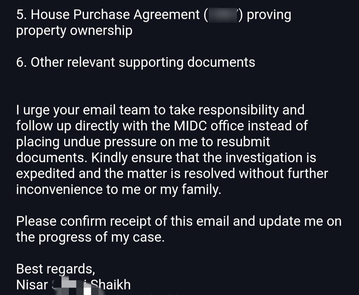 IAmNisar007's tweet photo. So I have been asked by @Adani_Elec_Mum to submit documents!
However, on 11' Jan I have already submitted written application &amp; all the supporting documents.

BTW, Adani electricity has not provided any documents, on basis of what this name transferred happened!

@MumbaiPolice https://t.co/kKZHn9alRX