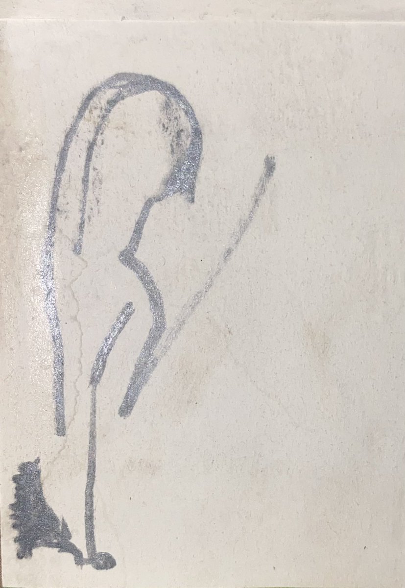 SNIPES___'s tweet photo. This is the first time I am being intentional about drawing something. I didn’t have anything in mind, I just left my hand move. Can I auction this already? https://t.co/o1D60Uc502