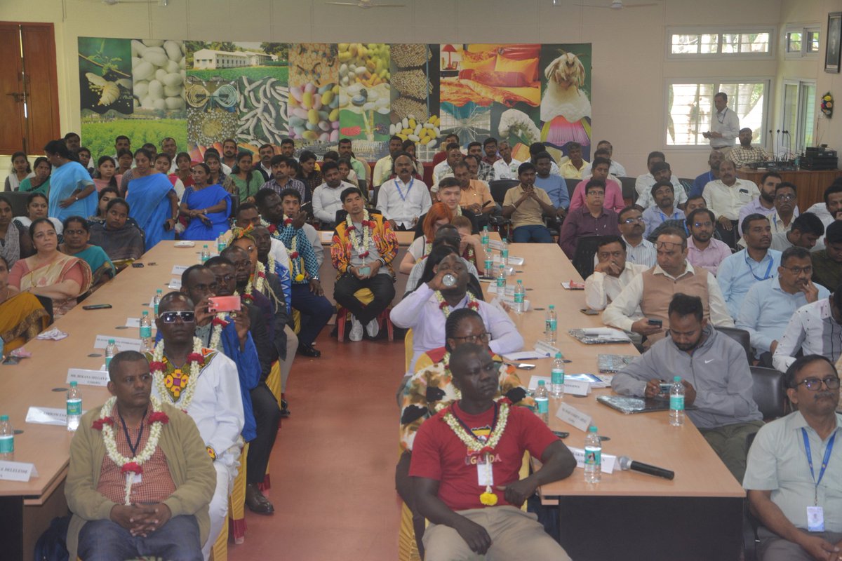 The Member Secretary, Central Silk Board and Secretary General, International Sericultural Commission, Bangalore Shri P. Sivakumar, has inaugurated the 4 weeks ITEC training on Sericulture and Silk Industry today at CSR&amp;TI, Mysore. 22 trainees from 7 countries are participating.