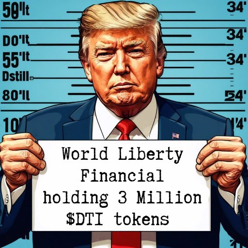 CryptoDad80's tweet photo. @gordongekko You can crop it but $DTI is there too 😎🤝🇺🇸  Donald Trump holds 4M DTI tokens 🚀 @POTUS https://t.co/dbgGv0frIA