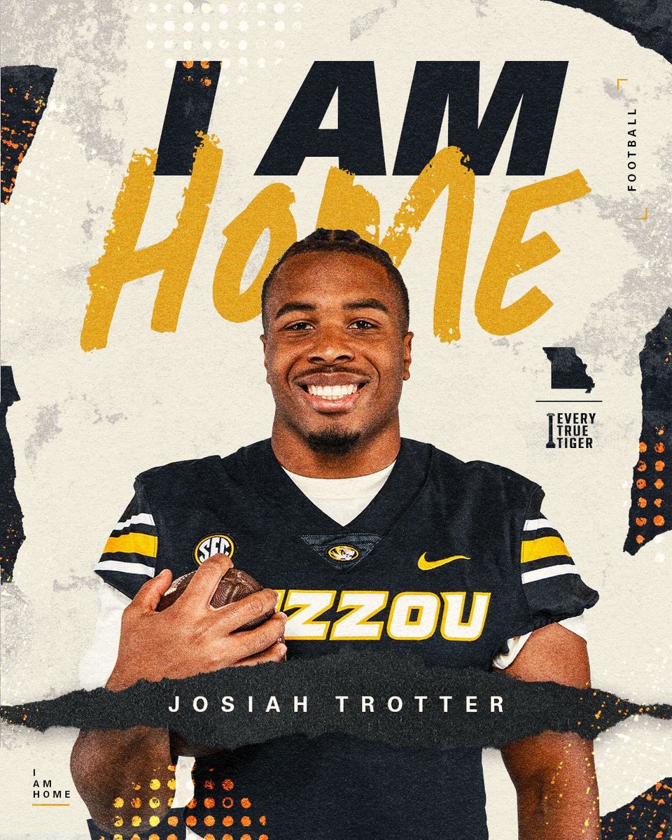 Josiah Trotter (@trotterjosiah) on Twitter photo The field is different, but the goals stay the same. 6 & #ETT #MIZ #IAmHome <a href="/MizzouFootball/">Mizzou Football</a> <a href="/MizzouAthletics/">Mizzou Athletics</a> The field is different, but the goals stay the same. 6 & #ETT #MIZ #IAmHome <a href="/MizzouFootball/">Mizzou Football</a> <a href="/MizzouAthletics/">Mizzou Athletics</a>